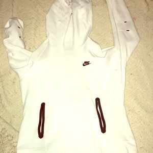 white nike hoodie